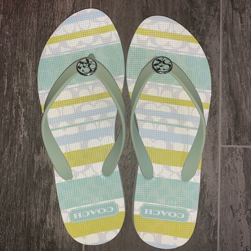 Coach foot flops